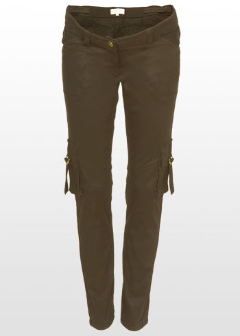 Brown Cargo Style Skinny Pants